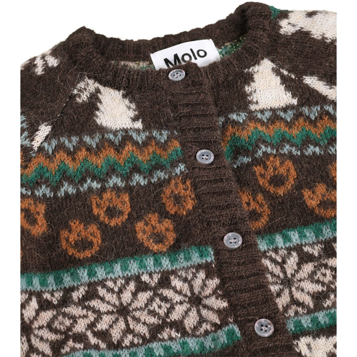 Molo Mini Fair Isle Bobi Cardigan