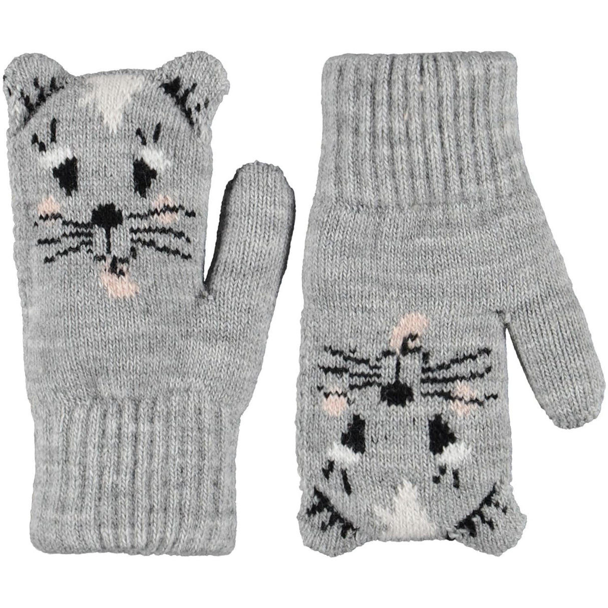Molo Grey Melange Kenau Mittens