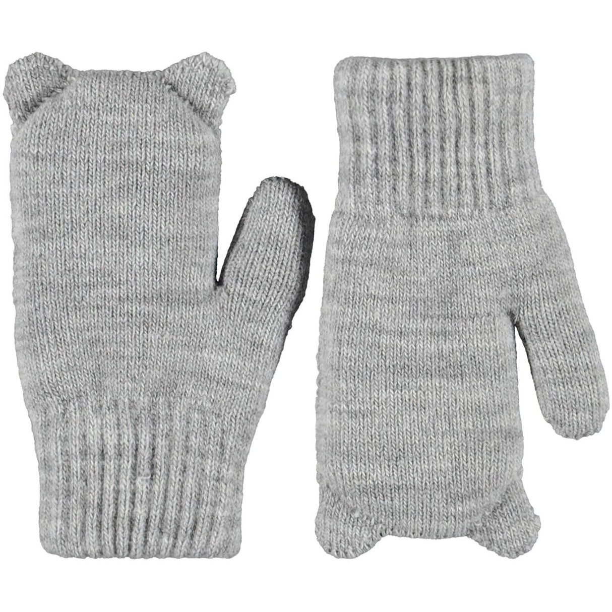 Molo Grey Melange Kenau Mittens
