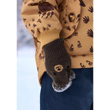 Molo Bark Brown Kenau Mittens