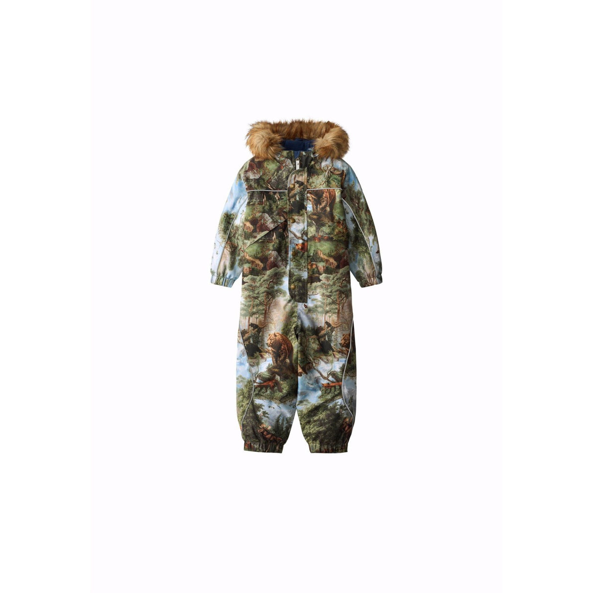 Molo Forest Art Polaris Fur Junior Snowsuit