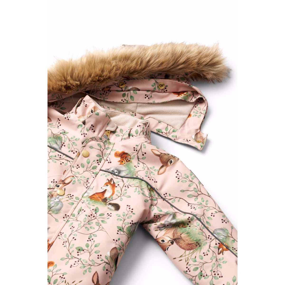 Molo Furry Friends Polaris Fur Junior Snowsuit