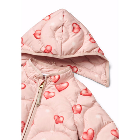 Molo Airbrush Hearts Honesty Baby Snowsuit