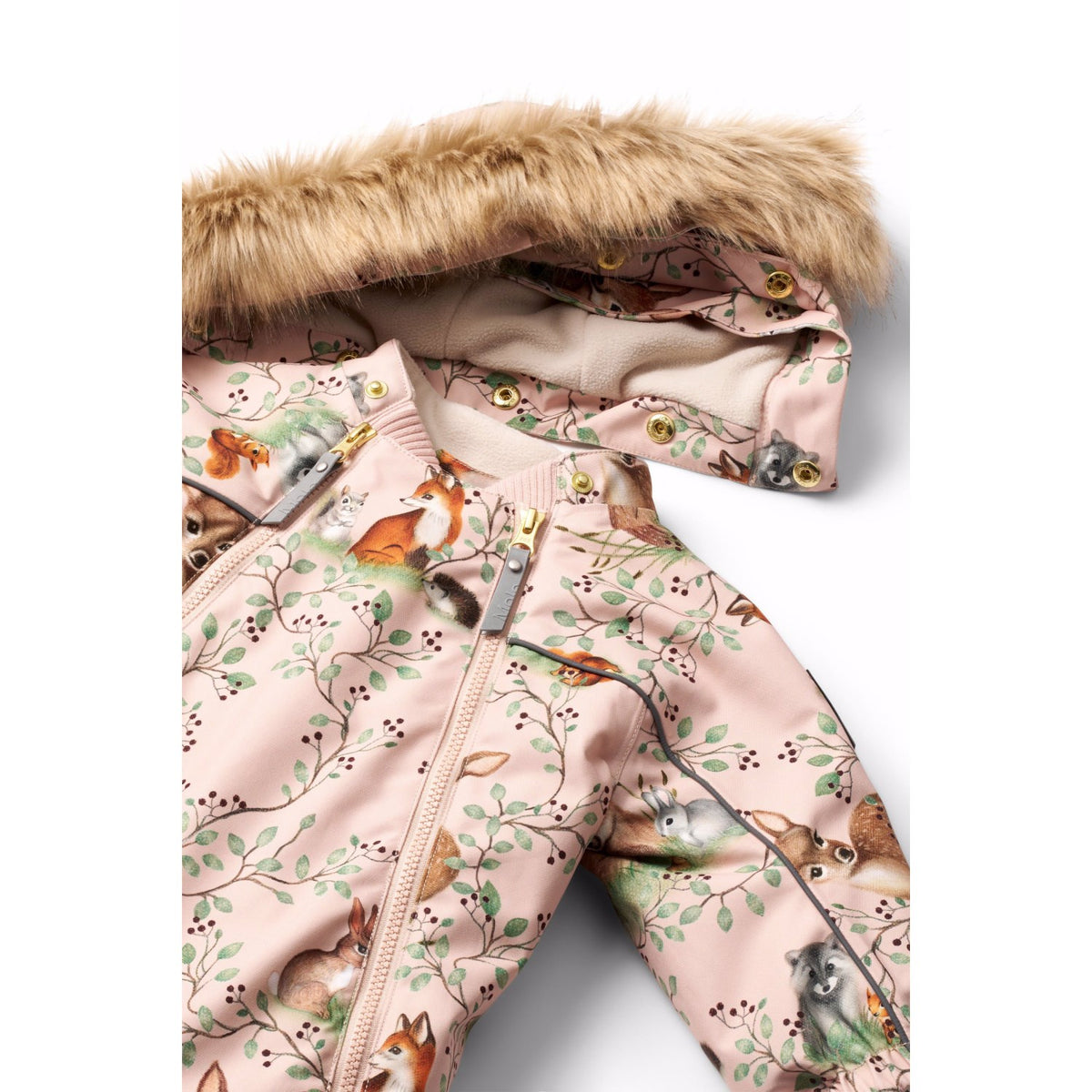 Molo Furry Friends Pyxis Fur Baby Snowsuit