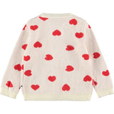 Molo Red Hearts Goldie Cardigan