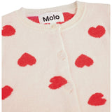 Molo Red Hearts Goldie Cardigan