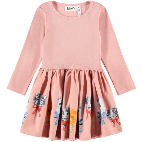 Molo Fancy Kittens Candi Dress LS