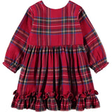 Molo Holiday Check Cele Dress LS