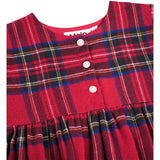 Molo Holiday Check Cele Dress LS