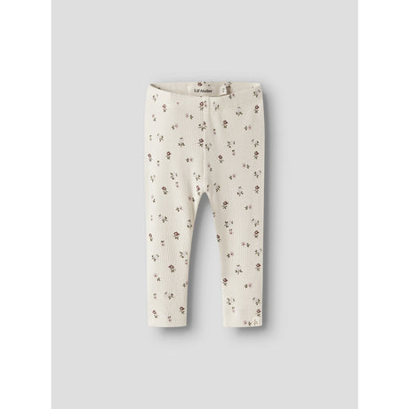 Lil'Atelier Turtledove Floral -Nbfgago Slim Leggings Lil Noos