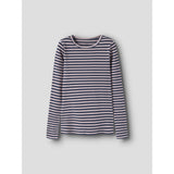 Name It Insignia Blue W. Burnished Lilac Nkfsuraja Xsl Ls Top Noos