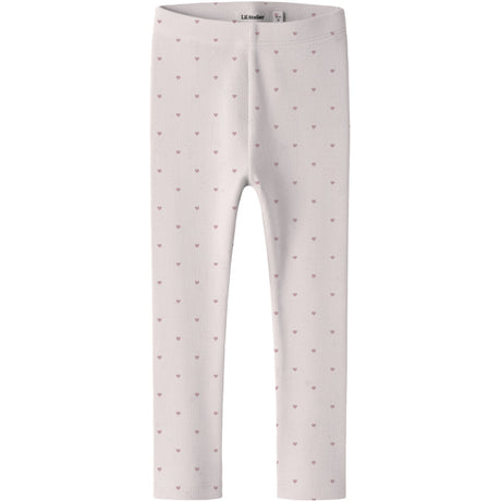 Lil'Atelier Hushed Violet Heart Nmfgago Slim Leggings Lil Noos