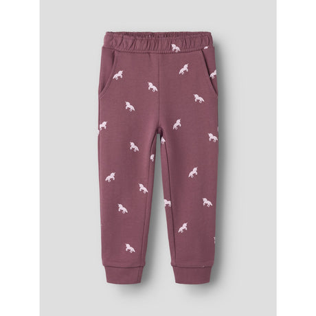 Name It Wild Ginger W. Parfait Pink Unicorns Nmfvalba Swe Pants Unb Noos