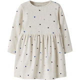 Name It Peyote Melange Hearts Nmfnutti Ls Dress Noos