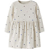 Name It Peyote Melange Hearts Nmfnutti Ls Dress Noos