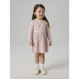 Name It Burnished Lilac Hearts Nmfnutti Ls Dress Noos