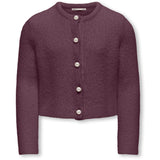 kids ONLY Mauve Wine Kogpiumo Petra Pearl O-Neck Car Knt Noos