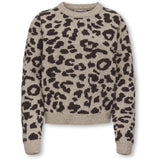 kids ONLY Savannah Tan Bracken/Speckles Kogdora Life Leo L/S O-Neck Knt