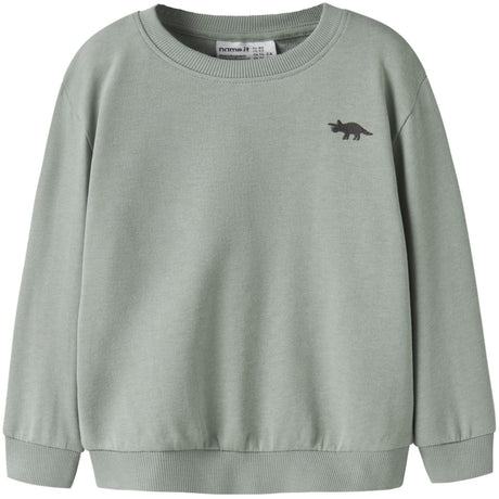 Name It Green Milieu Dino Nmmvallen Ls Nreg Sweat Unb
