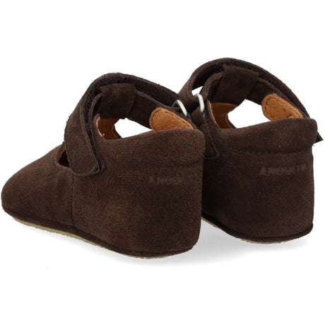 Angulus Dark Brown Prewalker With Bamsebroderi