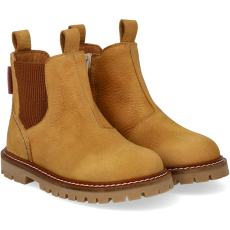 Angulus Ocher/Cognac Chunky Chelsea Boot