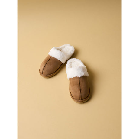 Name It Medal Bronze Fur Detail In Creme Nknreed Homeslipper
