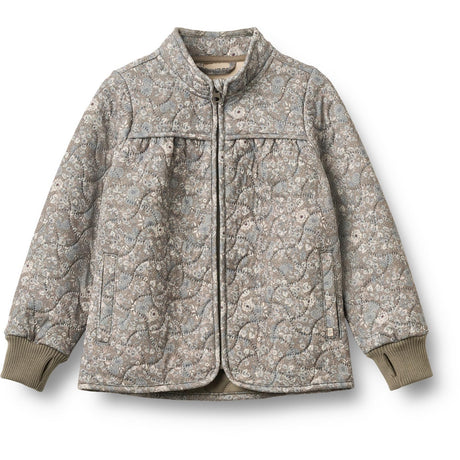 Wheat Grey Stone Flowers Thermo Jacket Thilde