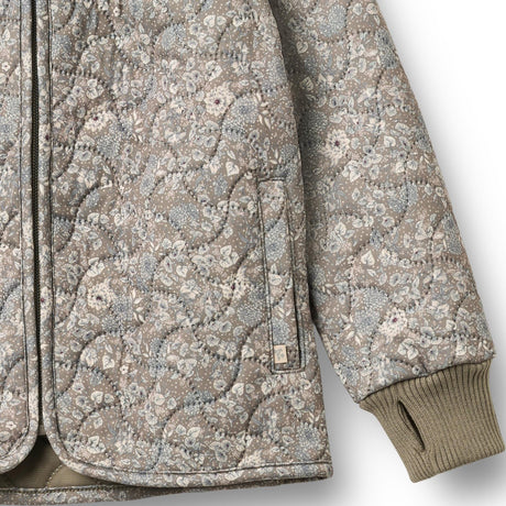 Wheat Grey Stone Flowers Thermo Jacket Thilde