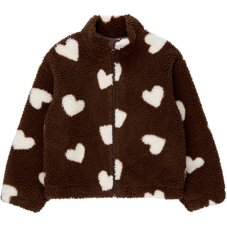 The New Chestnut AOP Tnunita Os Teddy Jacket