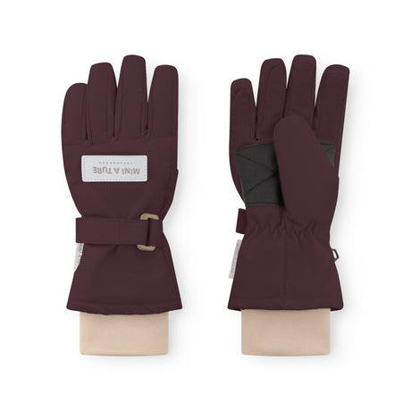 Mini A Ture Fudge Aubergine Matcelio Gloves