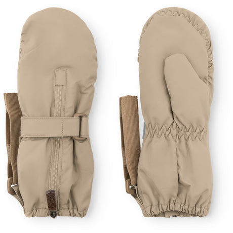 Mini A Ture Grey Brown Matcesar Fleece Lined Mittens