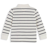 Tommy Hilfiger Off White Stripe-White Essential Regular Polo Ls