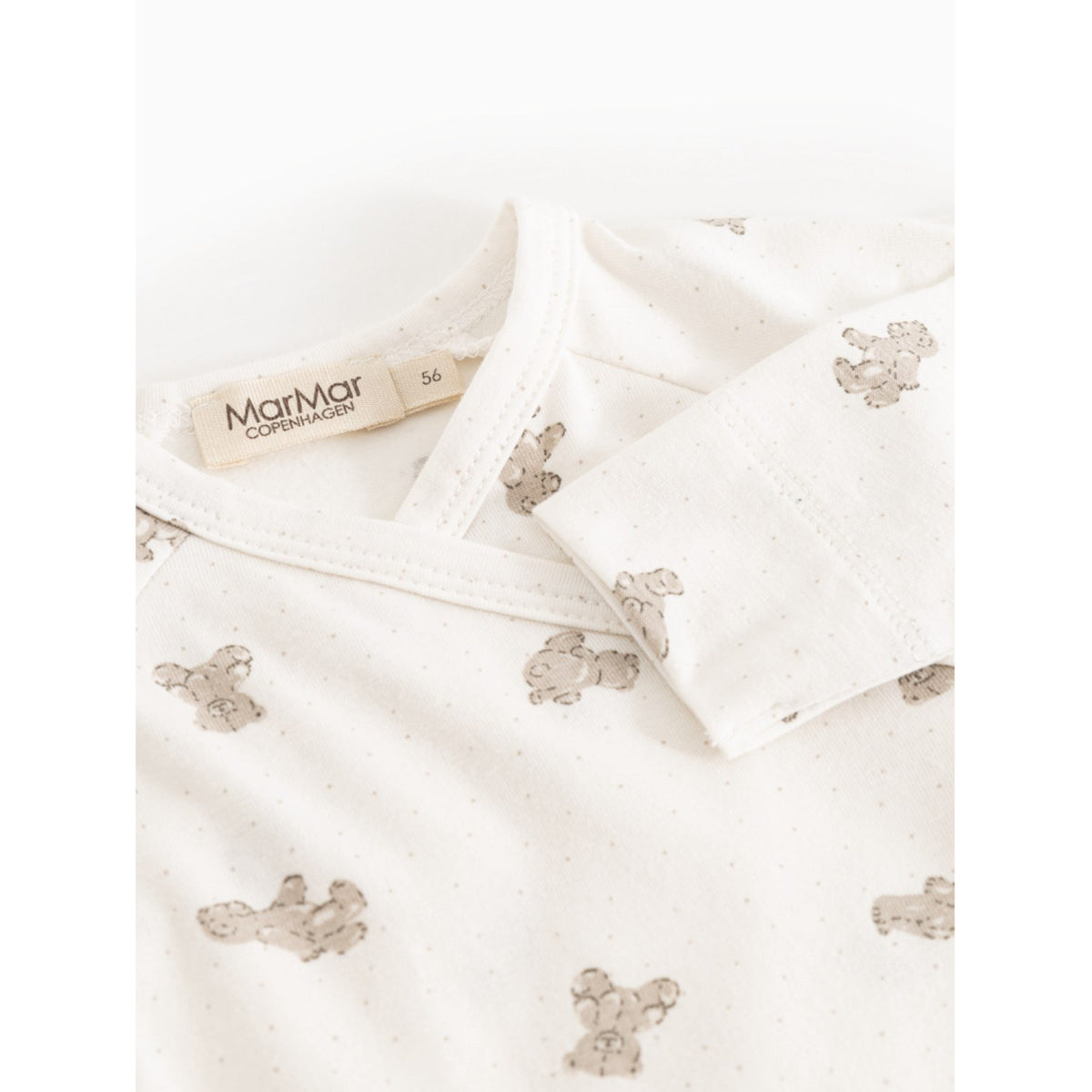 MarMar New Born Modal Smooth Print Teddybears Belito Bodystocking