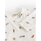 MarMar Modal Smooth Print Cars Rulo Onesie