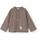 MarMar Soft Denim Dark Brownie Stripe Tovan Shirt