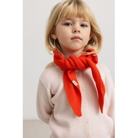 MarMar Cotton Knit Fisherman Grapefruit Arko Knitted Scarf