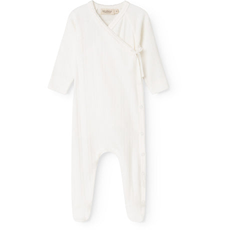 MarMar Modal Pointelle Gentle White Rubetta Onesie