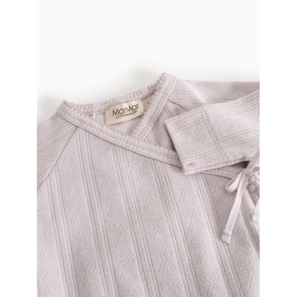 MarMar Modal Pointelle Violet Dust Rula Onesie