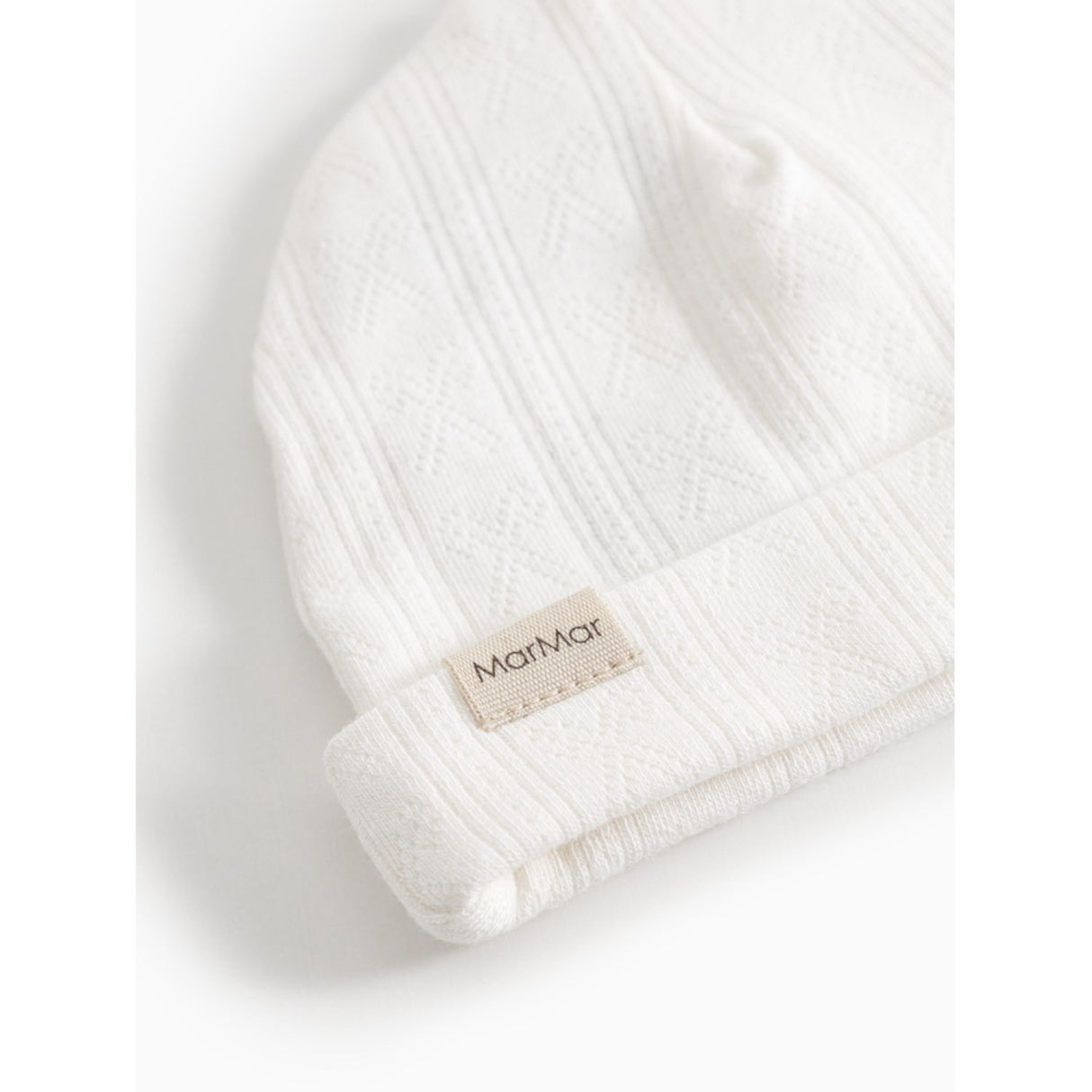 MarMar Modal Pointelle Gentle White Aiko Hat