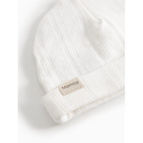 MarMar Modal Pointelle Gentle White Aiko Hat