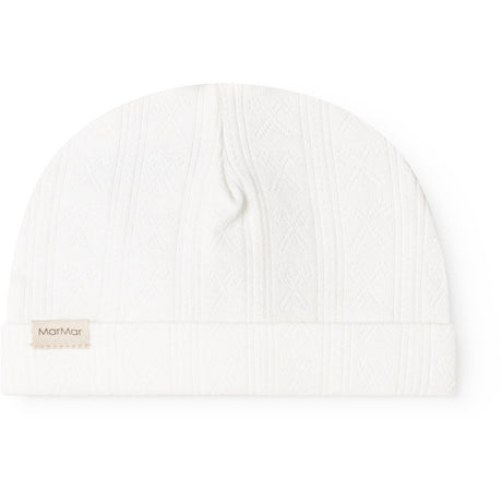 MarMar Modal Pointelle Gentle White Aiko Hat