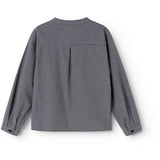 MarMar Cotton Seersucker Pigeon Blue Check Tokyo Shirt
