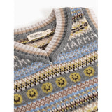 MarMar Light Cotton Wool Fair Isle Fair Isle Taj Knitted Vest