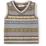 MarMar Light Cotton Wool Fair Isle Fair Isle Taj B Knitted Vest