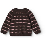 MarMar Light Cotton Wool Pattern Rose Frosting Hearts Torin B Knitted Blouse