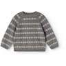 MarMar Light Cotton Wool Pattern Creamy Smiles Torin B Knitted Blouse