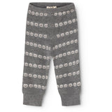 MarMar Light Cotton Wool Pattern Creamy Smiles Penn Knitted Pants