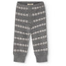 MarMar Light Cotton Wool Pattern Creamy Smiles Penn Knitted Pants