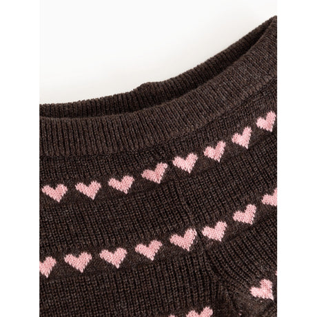 MarMar Light Cotton Wool Pattern Rose Frosting Hearts Penn Knitted Pants