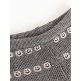 MarMar Light Cotton Wool Pattern Creamy Smiles Penn Knitted Pants